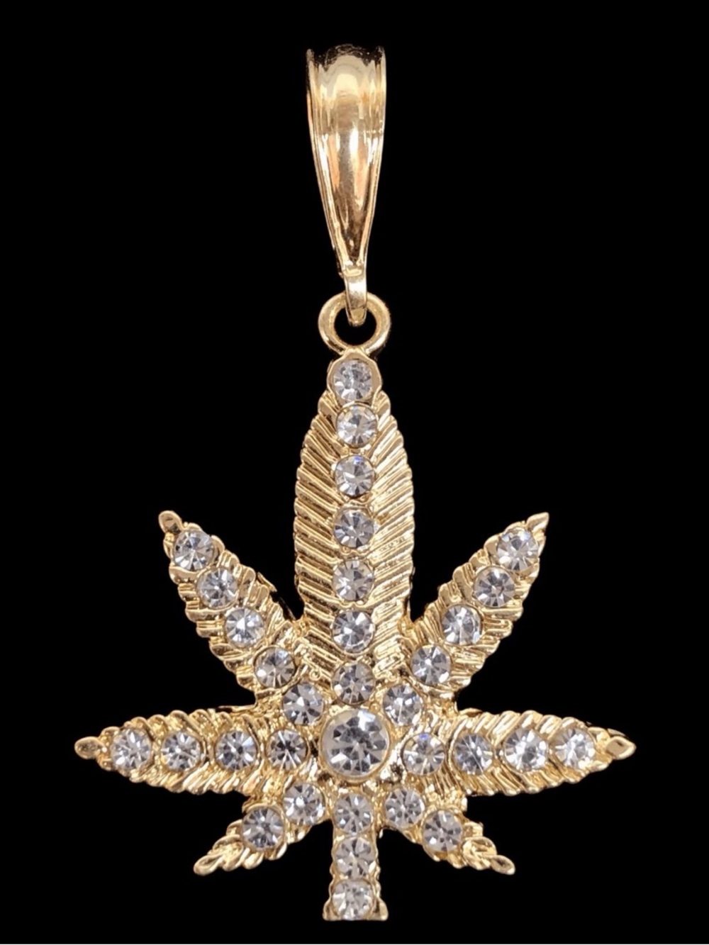 18K Gold Filled Flower Pendant